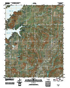 Foyil Oklahoma Historical topographic map, 1:24000 scale, 7.5 X 7.5 Minute, Year 2010