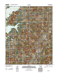 Foyil Oklahoma Historical topographic map, 1:24000 scale, 7.5 X 7.5 Minute, Year 2013