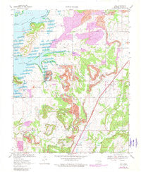 Foyil Oklahoma Historical topographic map, 1:24000 scale, 7.5 X 7.5 Minute, Year 1970