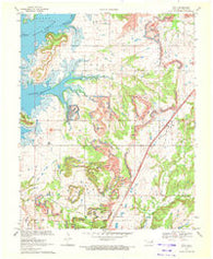 Foyil Oklahoma Historical topographic map, 1:24000 scale, 7.5 X 7.5 Minute, Year 1970