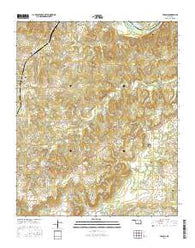 Francis Oklahoma Current topographic map, 1:24000 scale, 7.5 X 7.5 Minute, Year 2016
