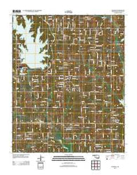 Franklin Oklahoma Historical topographic map, 1:24000 scale, 7.5 X 7.5 Minute, Year 2013