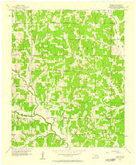 Franklin Oklahoma Historical topographic map, 1:24000 scale, 7.5 X 7.5 Minute, Year 1956