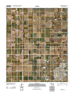 Frederick Oklahoma Historical topographic map, 1:24000 scale, 7.5 X 7.5 Minute, Year 2012
