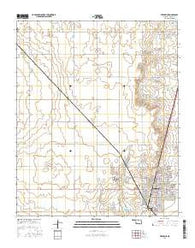 Frederick Oklahoma Current topographic map, 1:24000 scale, 7.5 X 7.5 Minute, Year 2016