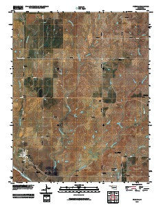 Freedom Oklahoma Historical topographic map, 1:24000 scale, 7.5 X 7.5 Minute, Year 2010