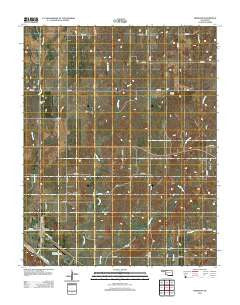 Freedom Oklahoma Historical topographic map, 1:24000 scale, 7.5 X 7.5 Minute, Year 2012