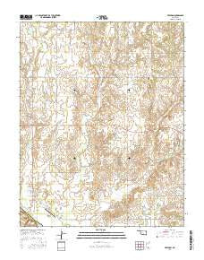 Freedom Oklahoma Current topographic map, 1:24000 scale, 7.5 X 7.5 Minute, Year 2016
