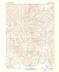 Freedom NE Oklahoma Historical topographic map, 1:24000 scale, 7.5 X 7.5 Minute, Year 1970