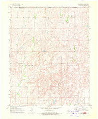 Freedom NW Oklahoma Historical topographic map, 1:24000 scale, 7.5 X 7.5 Minute, Year 1970