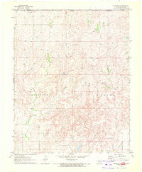 Freedom NW Oklahoma Historical topographic map, 1:24000 scale, 7.5 X 7.5 Minute, Year 1970