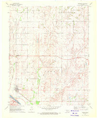 Freedom Oklahoma Historical topographic map, 1:24000 scale, 7.5 X 7.5 Minute, Year 1970