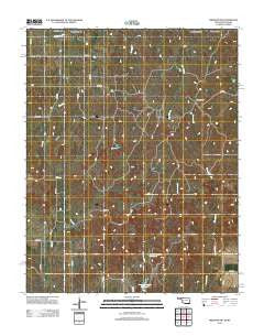Freedom NW Oklahoma Historical topographic map, 1:24000 scale, 7.5 X 7.5 Minute, Year 2012