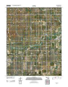 Gage Oklahoma Historical topographic map, 1:24000 scale, 7.5 X 7.5 Minute, Year 2012