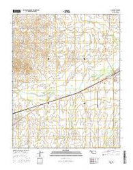Gage Oklahoma Current topographic map, 1:24000 scale, 7.5 X 7.5 Minute, Year 2016