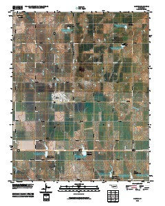 Garber Oklahoma Historical topographic map, 1:24000 scale, 7.5 X 7.5 Minute, Year 2010