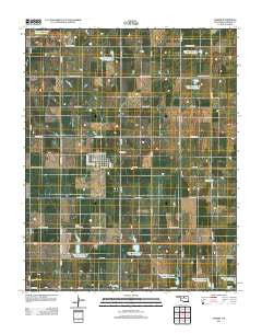 Garber Oklahoma Historical topographic map, 1:24000 scale, 7.5 X 7.5 Minute, Year 2012