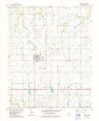 Garber Oklahoma Historical topographic map, 1:24000 scale, 7.5 X 7.5 Minute, Year 1982