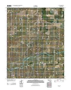 Gate Oklahoma Historical topographic map, 1:24000 scale, 7.5 X 7.5 Minute, Year 2012