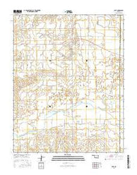 Gate Oklahoma Current topographic map, 1:24000 scale, 7.5 X 7.5 Minute, Year 2016