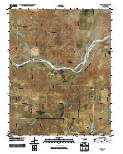 Gate NE Oklahoma Historical topographic map, 1:24000 scale, 7.5 X 7.5 Minute, Year 2010