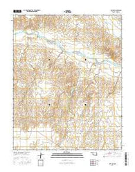 Gate NW Oklahoma Current topographic map, 1:24000 scale, 7.5 X 7.5 Minute, Year 2016
