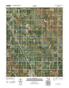 Geary North Oklahoma Historical topographic map, 1:24000 scale, 7.5 X 7.5 Minute, Year 2012