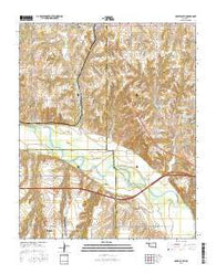 Geary South Oklahoma Current topographic map, 1:24000 scale, 7.5 X 7.5 Minute, Year 2016
