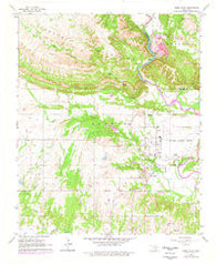 Gene Autry Oklahoma Historical topographic map, 1:24000 scale, 7.5 X 7.5 Minute, Year 1964