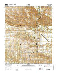 Gene Autry Oklahoma Current topographic map, 1:24000 scale, 7.5 X 7.5 Minute, Year 2016