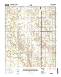 Geronimo Oklahoma Current topographic map, 1:24000 scale, 7.5 X 7.5 Minute, Year 2016