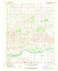 Glass Mountains NE Oklahoma Historical topographic map, 1:24000 scale, 7.5 X 7.5 Minute, Year 1969