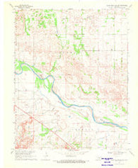 Glass Mountains NW Oklahoma Historical topographic map, 1:24000 scale, 7.5 X 7.5 Minute, Year 1969
