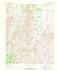 Glass Mountains SW Oklahoma Historical topographic map, 1:24000 scale, 7.5 X 7.5 Minute, Year 1969
