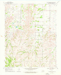 Glass Mountains SW Oklahoma Historical topographic map, 1:24000 scale, 7.5 X 7.5 Minute, Year 1969