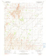 Glass Mountains Oklahoma Historical topographic map, 1:24000 scale, 7.5 X 7.5 Minute, Year 1969