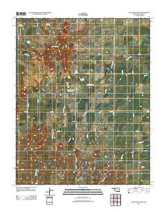 Glass Mountains Oklahoma Historical topographic map, 1:24000 scale, 7.5 X 7.5 Minute, Year 2012