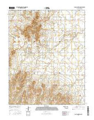 Glass Mountains Oklahoma Current topographic map, 1:24000 scale, 7.5 X 7.5 Minute, Year 2016
