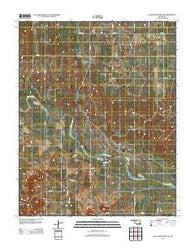Glass Mountains NW Oklahoma Historical topographic map, 1:24000 scale, 7.5 X 7.5 Minute, Year 2012