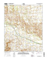 Glass Mountains NW Oklahoma Current topographic map, 1:24000 scale, 7.5 X 7.5 Minute, Year 2016