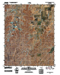 Glass Mountains SW Oklahoma Historical topographic map, 1:24000 scale, 7.5 X 7.5 Minute, Year 2009