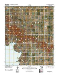 Glen Mountains Oklahoma Historical topographic map, 1:24000 scale, 7.5 X 7.5 Minute, Year 2012