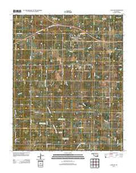 Glencoe Oklahoma Historical topographic map, 1:24000 scale, 7.5 X 7.5 Minute, Year 2012