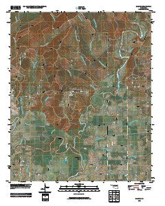 Golden Oklahoma Historical topographic map, 1:24000 scale, 7.5 X 7.5 Minute, Year 2010