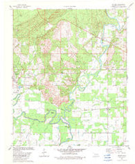 Golden Oklahoma Historical topographic map, 1:24000 scale, 7.5 X 7.5 Minute, Year 1982