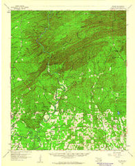 Golden Oklahoma Historical topographic map, 1:62500 scale, 15 X 15 Minute, Year 1959