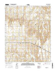 Goltry Oklahoma Current topographic map, 1:24000 scale, 7.5 X 7.5 Minute, Year 2016
