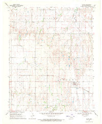 Goltry Oklahoma Historical topographic map, 1:24000 scale, 7.5 X 7.5 Minute, Year 1969