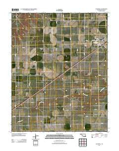 Goodwell Oklahoma Historical topographic map, 1:24000 scale, 7.5 X 7.5 Minute, Year 2012