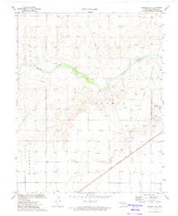Goodwell NE Oklahoma Historical topographic map, 1:24000 scale, 7.5 X 7.5 Minute, Year 1973